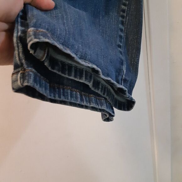 Contemporary Fit Wide Leg High Rise Jeans - Picture 7 of 9